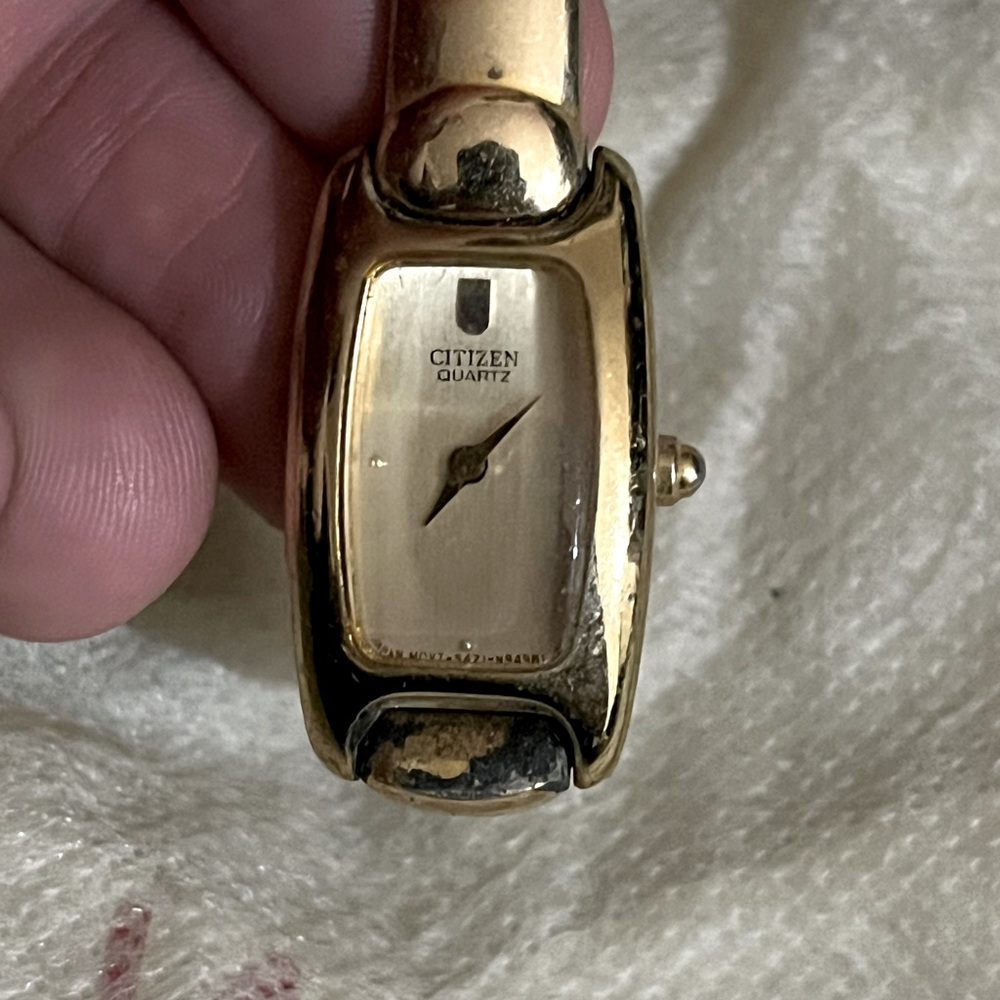 Citizen golden females watch